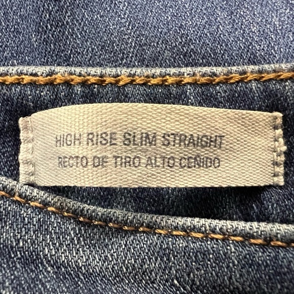 Women's High-Rise Slim Straight Fit Jeans - Universal Thread™ - Sz 00/24R - Picture 10 of 12